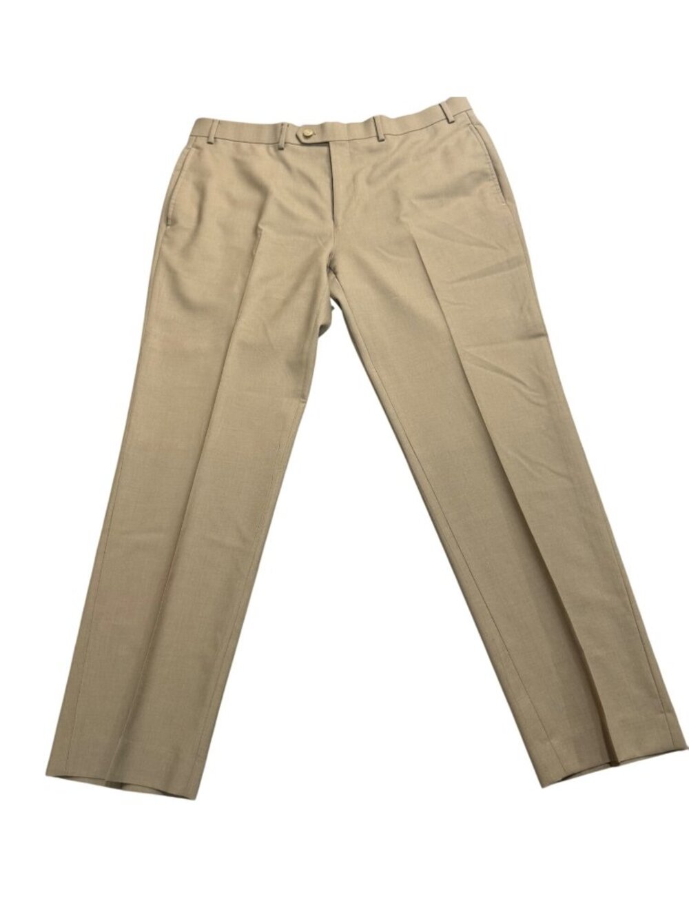 Lauren Ralph Lauren 38 Mens Beige Wool Dress Pants Old Money Timeless Style